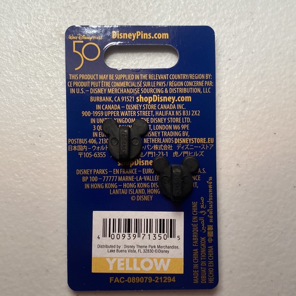 Walt Disney World 50th Anniversary Trading Pin NEW - Goofy and Pluto - Picture 4 of 4